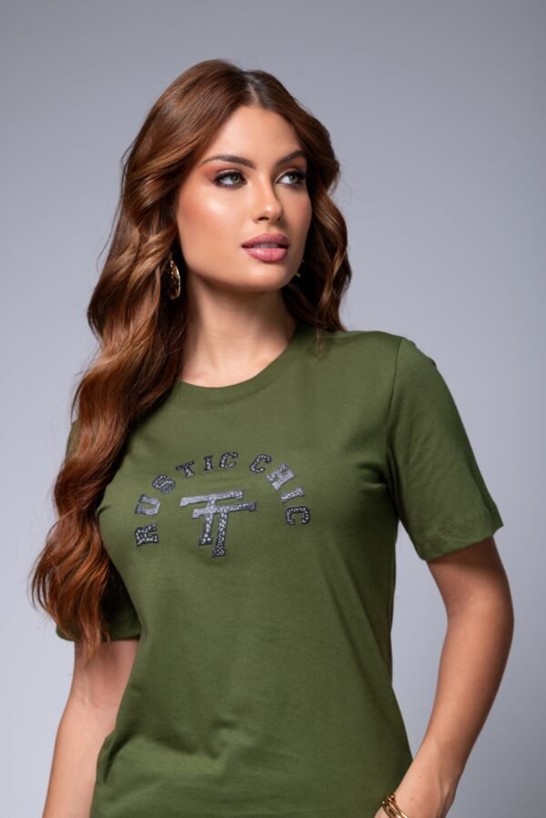 T-Shirt Rustic Chic Feminina